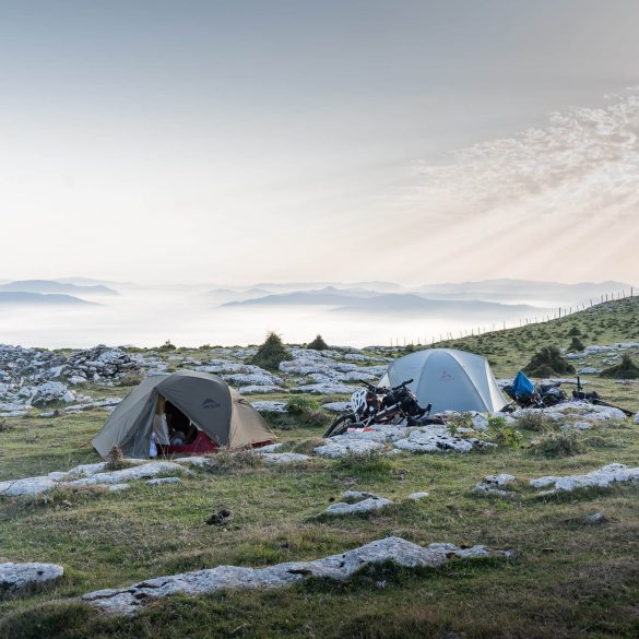 Camping en Sierra Salvada