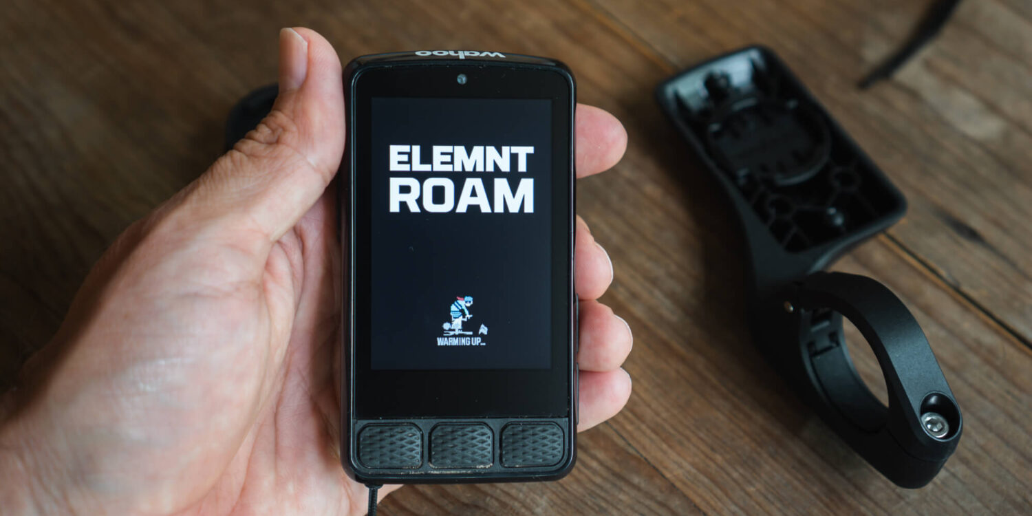 Wahoo ELEMNT ROAM 3 - Pantalla de incio