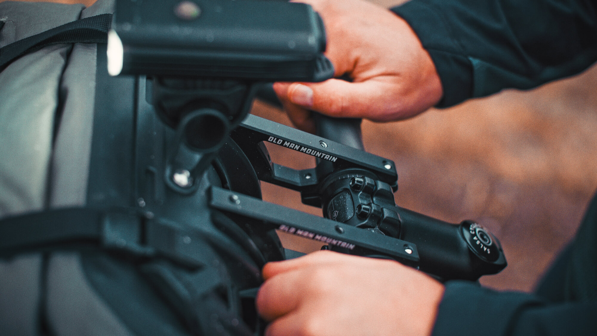 Vista lateral Manzanita Cradle