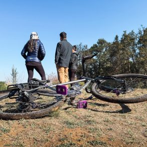 Bicicleta con Mousetrap Pedal Adapters de Redshift