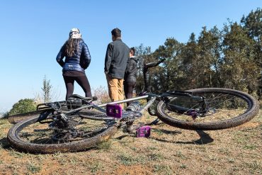 Bicicleta con Mousetrap Pedal Adapters de Redshift