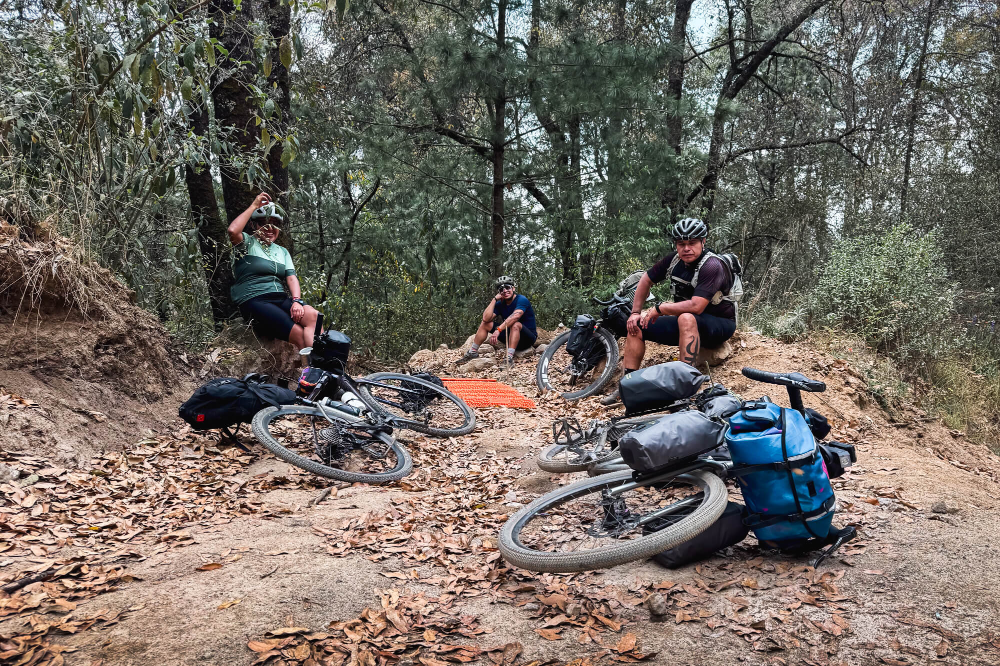Descansando después de las subidas más duras - Monte Tláloc