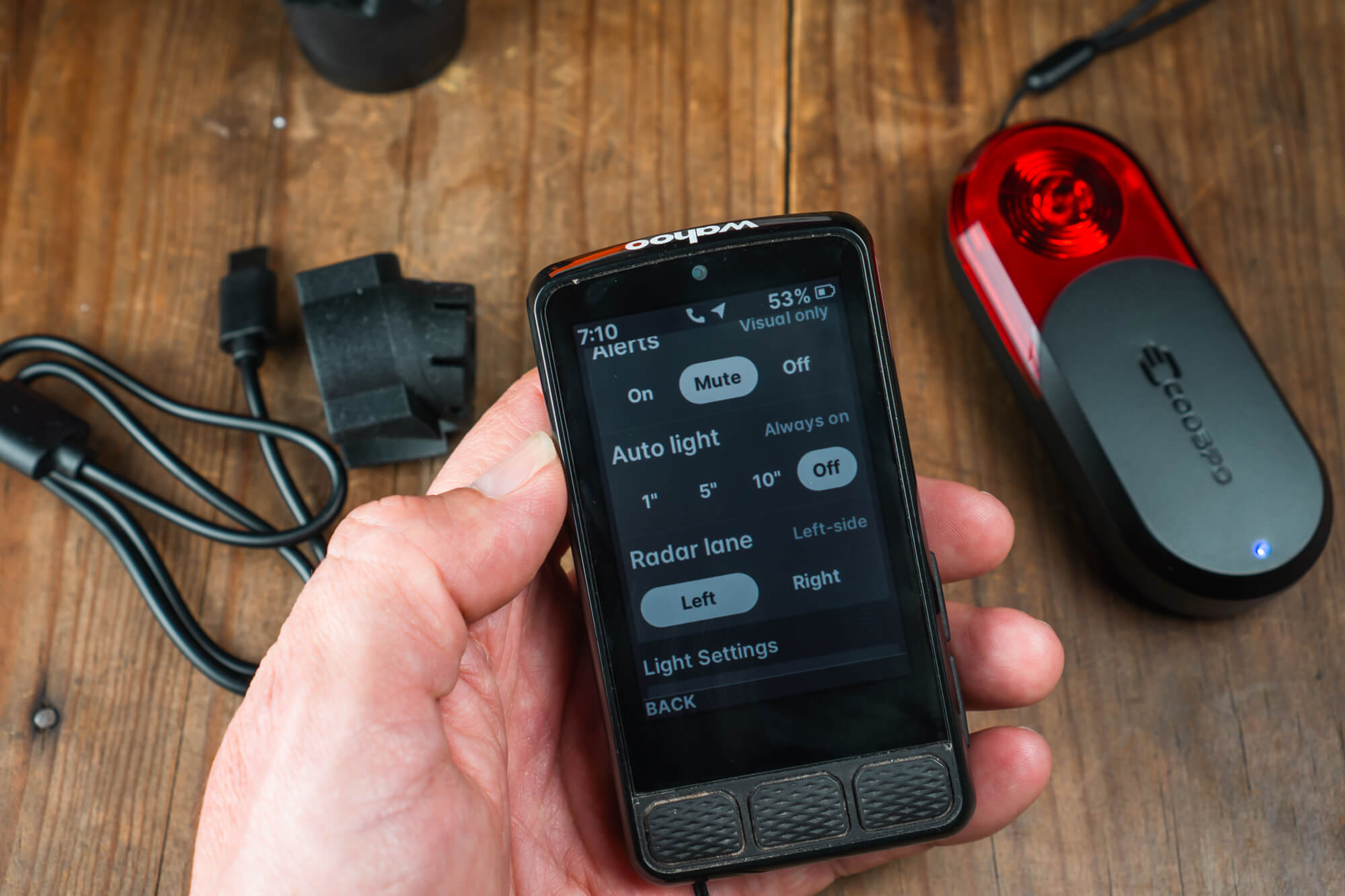Radar COOSPO TR70 - configuración desde ROAM